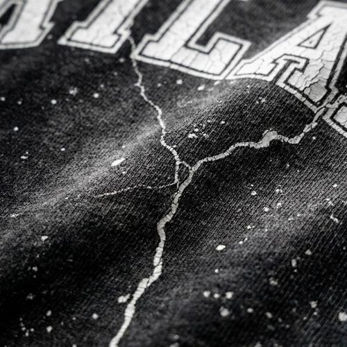 Custom Vintage T-Shirt 100% Cotton Splatter Crack Wash