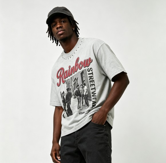 Custom Vintage T-Shirt 100% Cotton Rivet DTG Wash