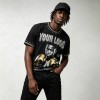 Custom Vintage T-Shirt 100% Cotton Rhinestone Rivet DTG Screen