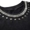 Custom Vintage T-Shirt 100% Cotton Rhinestone Rivet DTG Screen