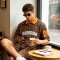 Custom T-Shirt 91% Polyester 9% Spandex Embroidery Patch