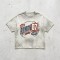 Custom Vintage T-Shirt 100% Cotton Spray Dye Screen Print