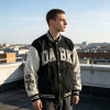 Custom Vintage Varsity Jacket PU Leather Patch