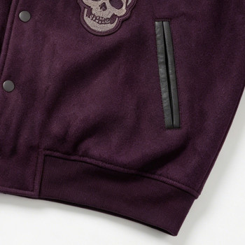Custom Vintage Varsity Jacket PU Leather Patch