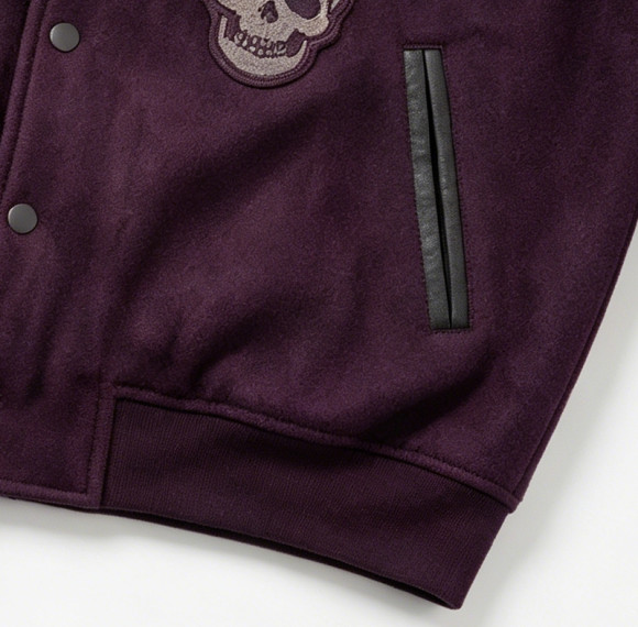 Custom Vintage Varsity Jacket PU Leather Patch