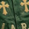 Custom Vintage Varsity Jacket PU Leather Patch