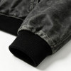 Custom Vintage Varsity Jacket 100% PU Leather Leather Patch