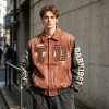 Custom Vintage Baseball Jacket 64C 21P 14PU 1SP Multi-Craft