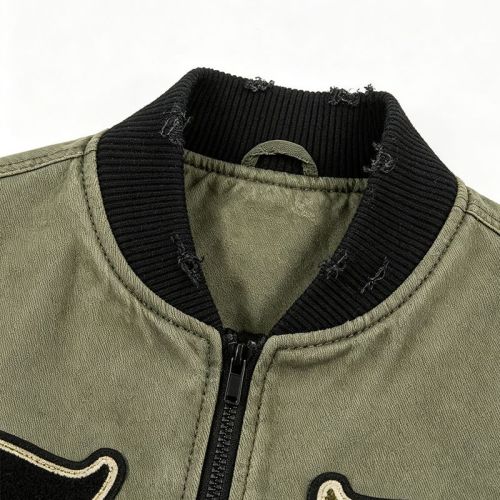 Custom Vintage Baseball Jacket 64C 21P 14PU 1SP Multi-Craft