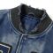 Custom Vintage Baseball Jacket 64C 21P 14PU 1SP Screen Print Multi-Craft