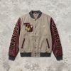 Custom Vintage Baseball Jacket 64C 21P 14PU 1SP Multi-Craft