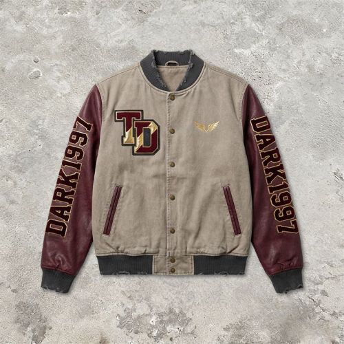 Custom Vintage Baseball Jacket 64C 21P 14PU 1SP Multi-Craft