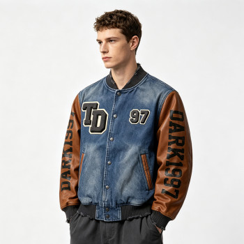 Custom Baseball Jacket 64C 21P 14PU 1SP