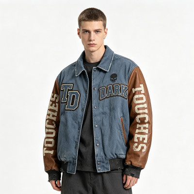 Custom Baseball Jacket 64C 21P 14PU 1SP