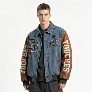 Custom Baseball Jacket 64C 21P 14PU 1SP