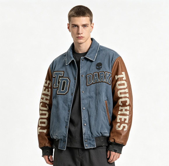 Custom Baseball Jacket 64C 21P 14PU 1SP