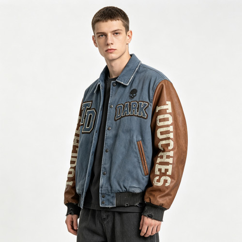 Custom Baseball Jacket 64C 21P 14PU 1SP