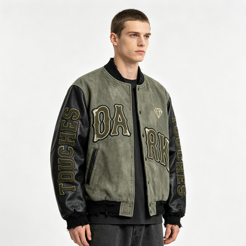 Custom Baseball Jacket 64C 21P 14PU 1SP