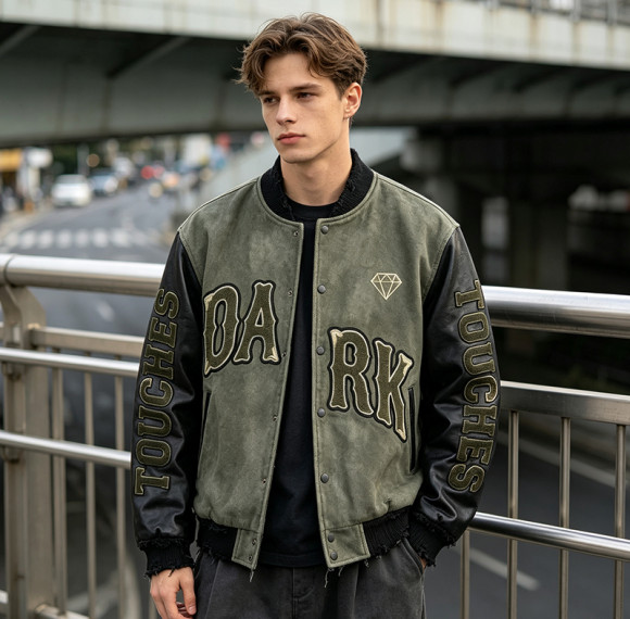 Custom Baseball Jacket 64C 21P 14PU 1SP