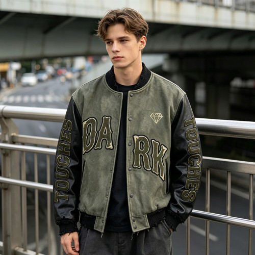 Custom Baseball Jacket 64C 21P 14PU 1SP