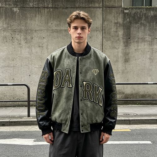Custom Baseball Jacket 64C 21P 14PU 1SP