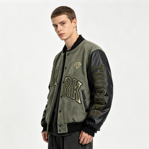 Custom Baseball Jacket 64C 21P 14PU 1SP