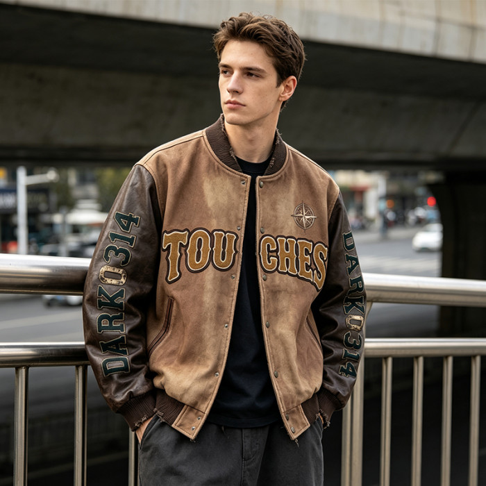 Custom Baseball Jacket 64C 21P 14PU 1SP