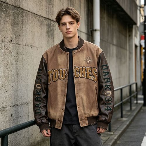 Custom Baseball Jacket 64C 21P 14PU 1SP