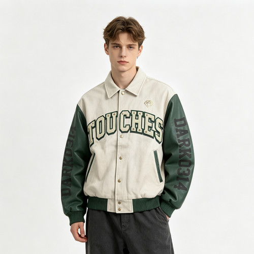 Custom Baseball Jacket 64C 21P 14PU 1SP