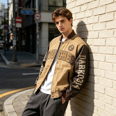 Custom Baseball Jacket 64C 21P 14PU 1SP