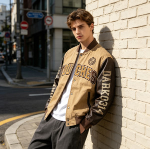 Custom Baseball Jacket 64C 21P 14PU 1SP
