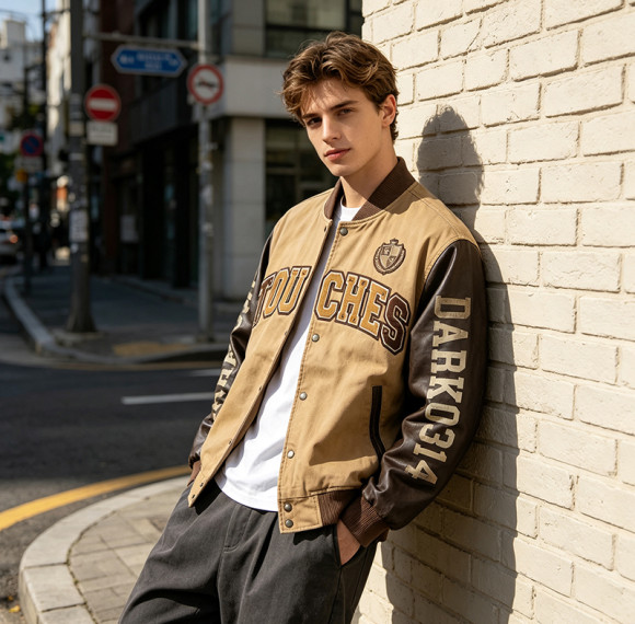 Custom Baseball Jacket 64C 21P 14PU 1SP