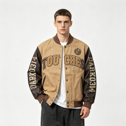 Custom Baseball Jacket 64C 21P 14PU 1SP