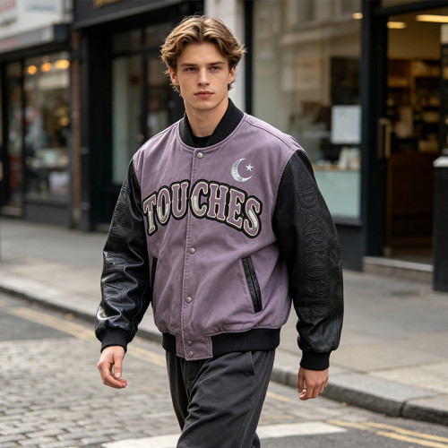 Custom Baseball Jacket 64C 21P 14PU 1SP