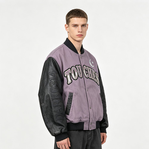 Custom Baseball Jacket 64C 21P 14PU 1SP