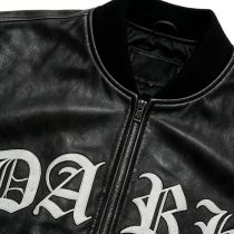 Custom Baseball Jacket 100% PU Leather Patch