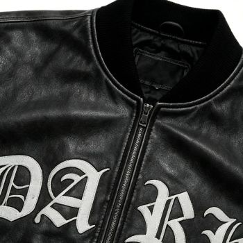 Custom Baseball Jacket 100% PU Leather Patch