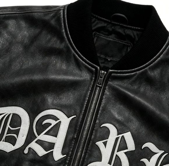 Custom Baseball Jacket 100% PU Leather Patch