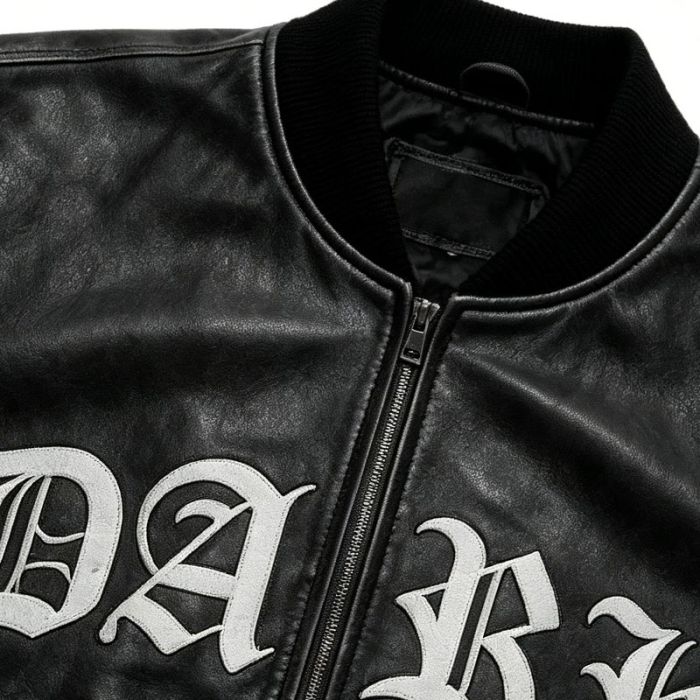 Custom Baseball Jacket 100% PU Leather Patch