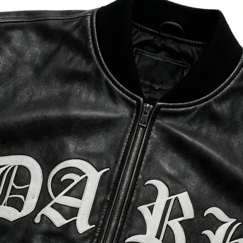 Custom Baseball Jacket 100% PU Leather Patch