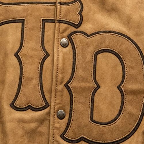 Custom Baseball Jacket 100% PU Leather Patch