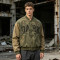 Custom Baseball Jacket 70P 30PU Wash Patch Spliced