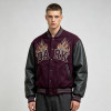 Custom Baseball Jacket 70P 30PU Screen Patch Spliced