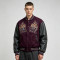 Custom Baseball Jacket 70P 30PU Screen Patch Spliced