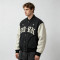 Custom Baseball Jacket 64C 22P 14PU Rivet Spliced