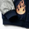 Custom Baseball Jacket 70P 30PU Patch Spliced