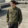 Custom Baseball Jacket 96C 5P 4PU Patch Spliced