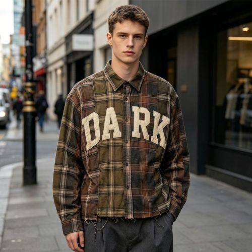 Custom Vintage Plaid Shirt 02