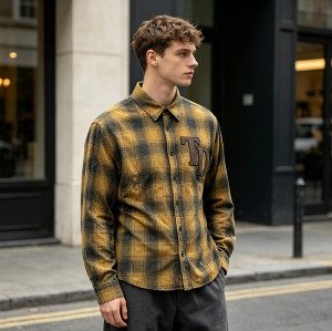 Custom Vintage Plaid Shirt 04