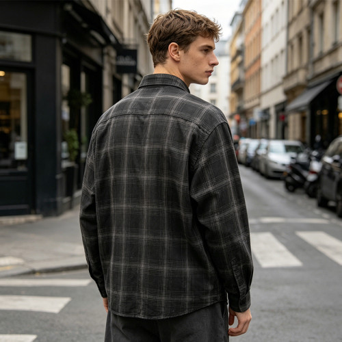 Custom Vintage Plaid Shirt 05